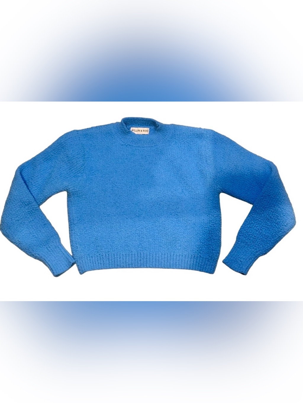 Willow & Wind Fluffy| Cropped| Fuzzy Knit Sweater